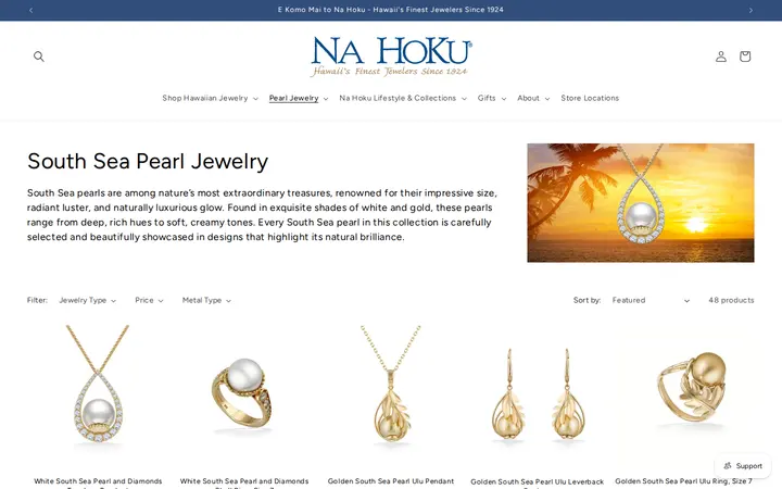 /collections/south-sea-pearl-jewelry — Na Hoku - Hawaii's Finest Jewelers Since 1924