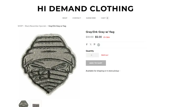 /store/p3295/Gray%2FDrk_Gray_w%2F_flag.html — HI Demand Clothing