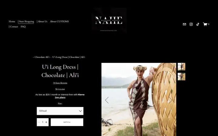 /-celebrationcollection2025/p/ui-long-dress-chocolate-alii — NAHE Wahine
