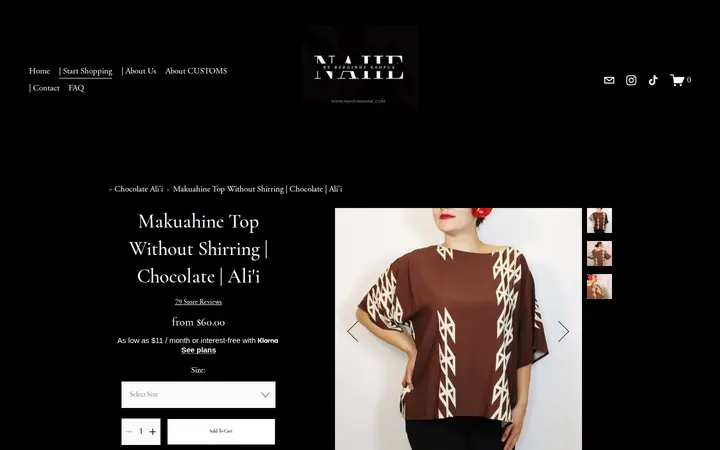 /-celebrationcollection2025/p/makuahine-top-without-shirring-chocolate-alii — NAHE Wahine