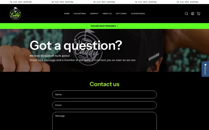 /pages/contact — Sugar Caddy