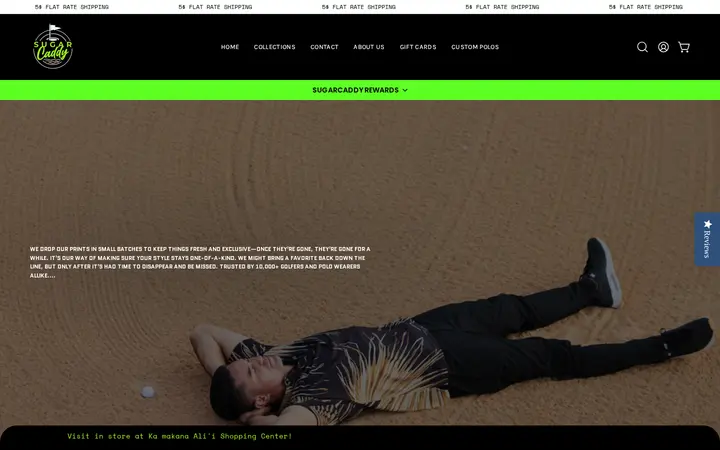 Website of Sugar Caddy