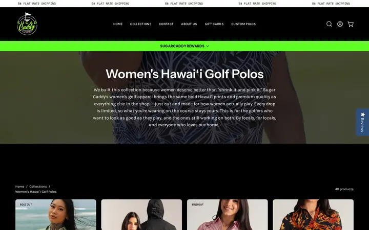 /collections/womens-polo — Sugar Caddy