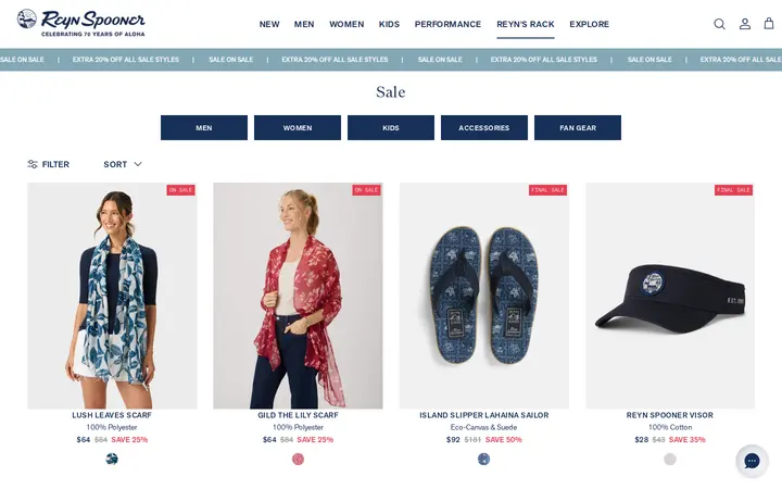 /collections/sale/accessories — Reyn Spooner Ka Makana Ali'i
