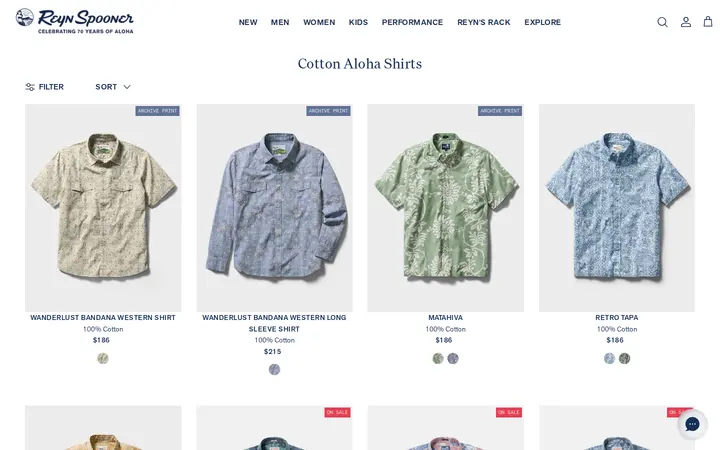 /collections/tahitian-cotton-collection — Reyn Spooner Ka Makana Ali'i