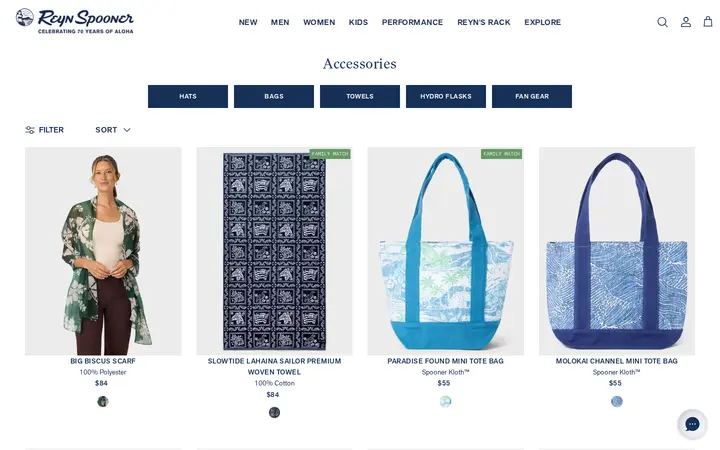 /collections/accessories/women — Reyn Spooner Ka Makana Ali'i