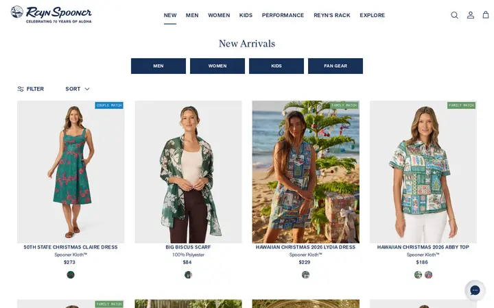 /collections/new-arrivals/range_women — Reyn Spooner Ka Makana Ali'i