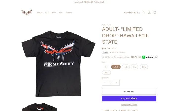 /products/adult-limited-drop-hawaii-50th-state — FMF BRAND