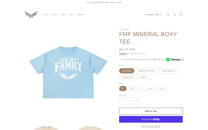 /products/fmf-mineral-boxy-tee — FMF BRAND