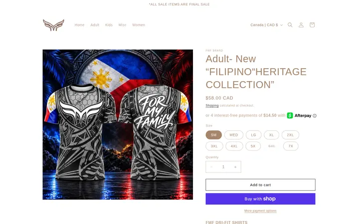 /products/adult-new-pre-order-filipino-heritage-collection-copy — FMF BRAND