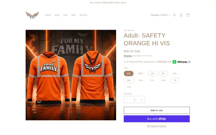 /products/adult-safety-orange-hi-vis — FMF BRAND