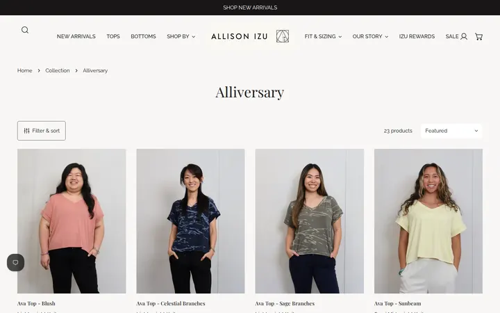 /collections/alliversary — Allison Izu