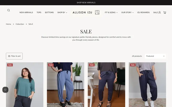 /collections/sale — Allison Izu
