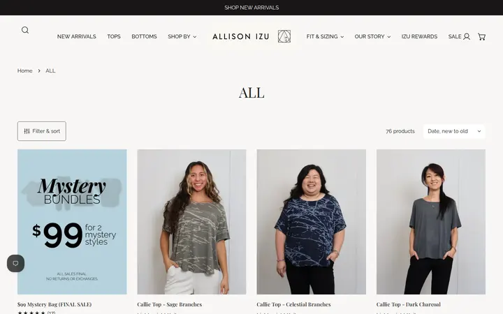 /collections/all — Allison Izu