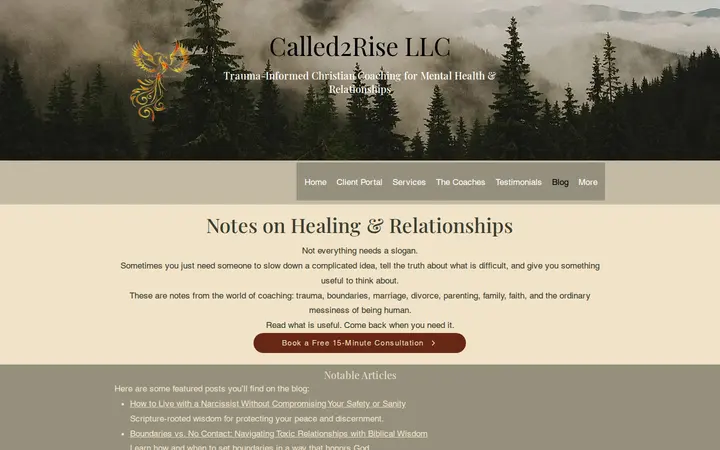 /blog — Called 2 Rise