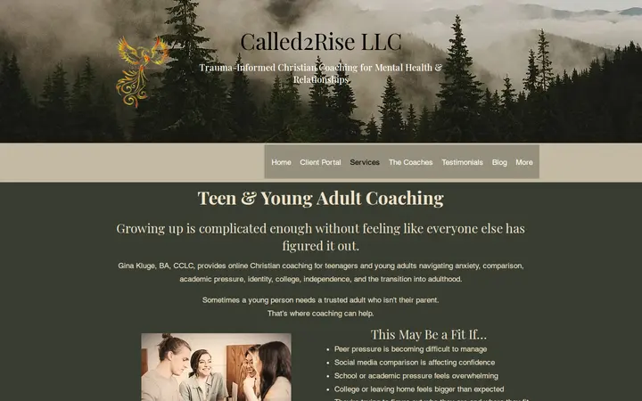 /services/christian-coaching-teen-young-adult-life-transitions — Called 2 Rise