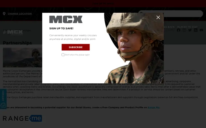 /about/partnerships — Marine Corps Exchange