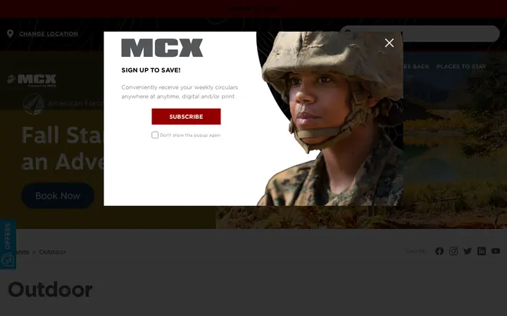/brands/outdoor — Marine Corps Exchange