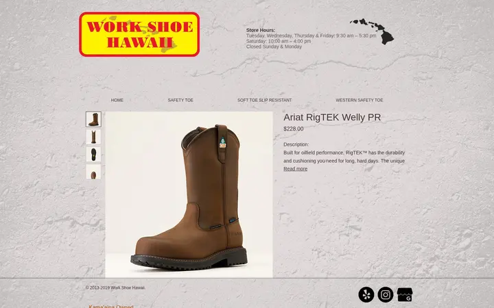 /product-page/ariat-rigtek-welly-pr — Work Shoe Hawaii
