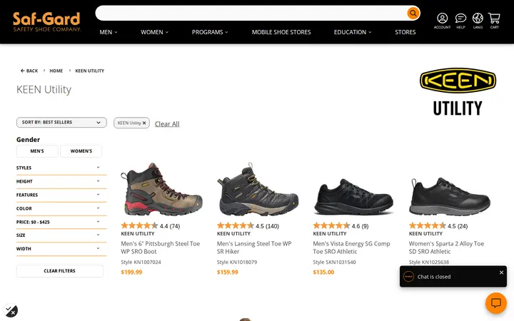 /brands/keen — Saf-Gard Safety Shoe Co