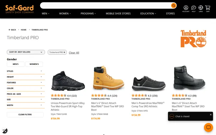 /brands/timberland-pro — Saf-Gard Safety Shoe Co