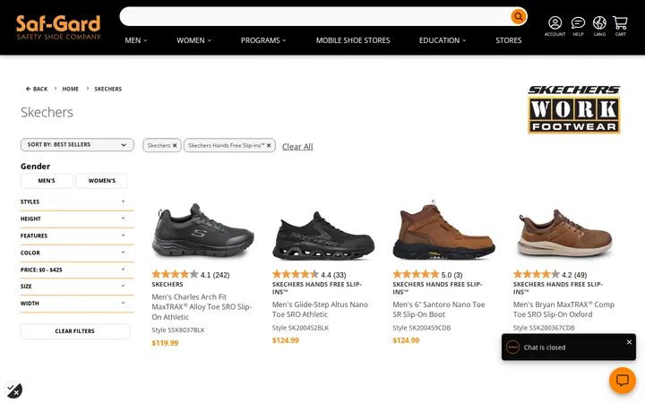 /brands/skechers — Saf-Gard Safety Shoe Co