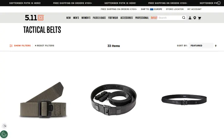 /eu-en/accessories/apparel/belts.html — 5.11