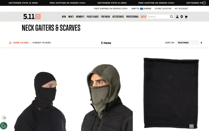 /eu-en/accessories/apparel/scarves.html — 5.11