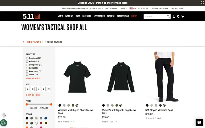 /tactical-clothing-gear/womens-tactical/shop-all-womens-tactical.html — 5.11
