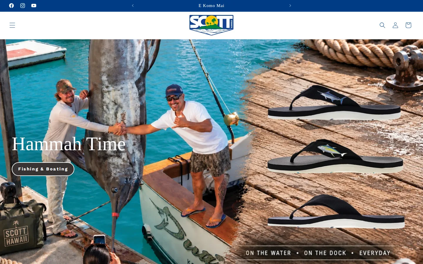 Captured website of Scott Hawaii