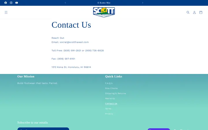 /pages/contact-us — Scott Hawaii