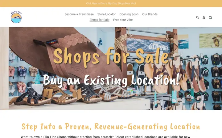 /pages/shops-for-sale — Flip Flop Shops