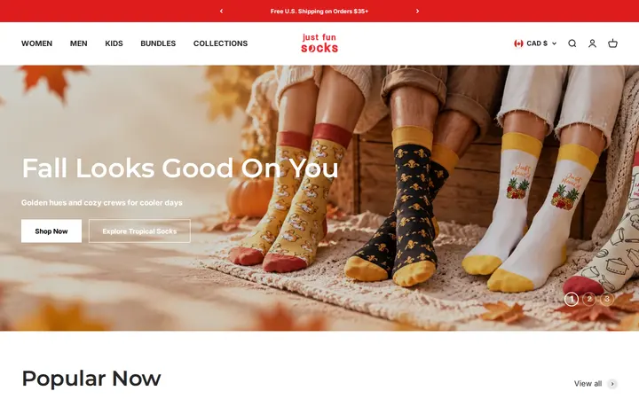 Homepage — Just Fun Socks