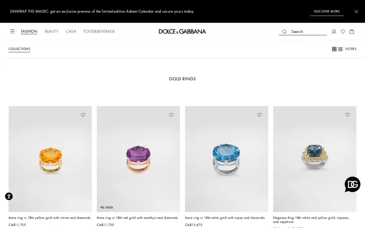 /en-ca/fashion/watches-and-jewelry/jewelry/rings — Dolce & Gabbana