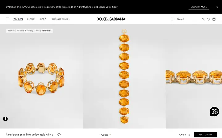 /en-ca/fashion/watches-and-jewelry/jewelry/bracelets/anna-bracelet-in-18kt-yellow-gold-with-citrines-and-diamonds-gold-WBSB1GWCTR1ZOO00.html — Dolce & Gabbana