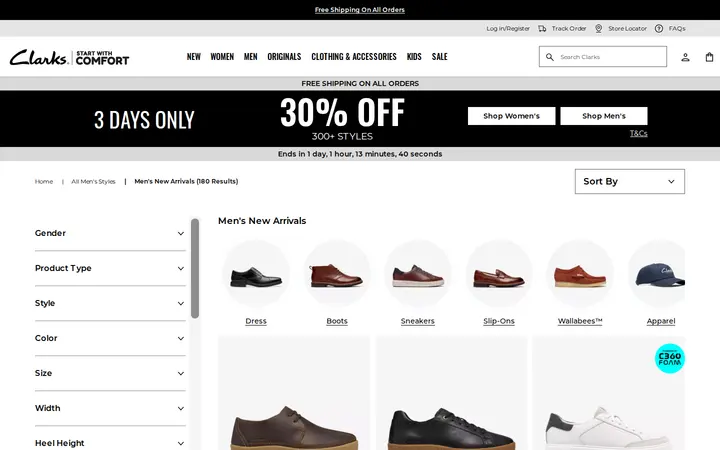 /en-us/all-mens-styles/mens-new-arrivals/m_new_us-c — Clarks Bostonian Outlet