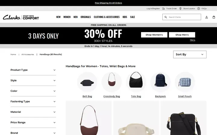 /en-us/all-accessories/handbags/bags_us-c — Clarks Bostonian Outlet