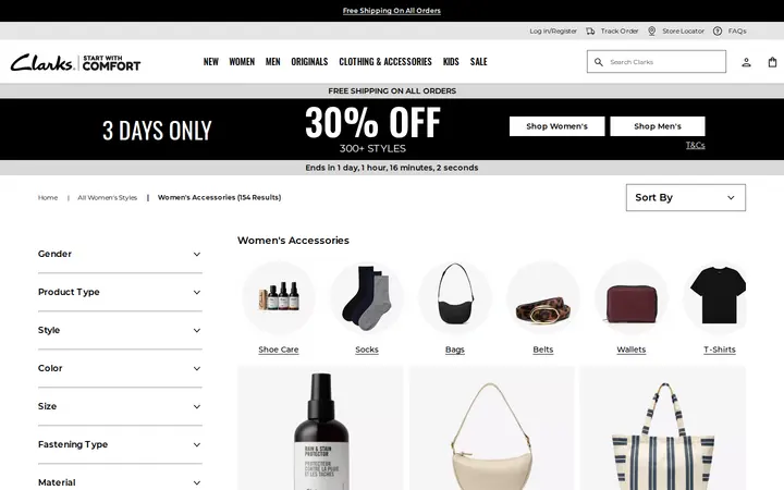 /en-us/all-womens-styles/womens-accessories/w_accessories_us-c — Clarks Bostonian Outlet