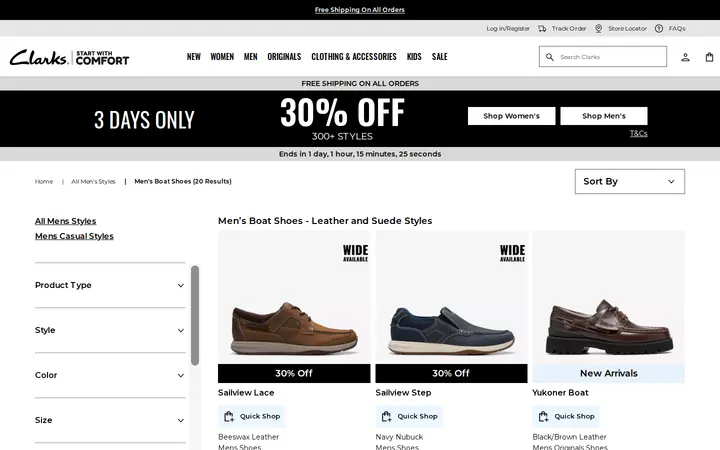 /en-us/all-mens-styles/mens-boat-shoes/m_collection1_us-c — Clarks Bostonian Outlet