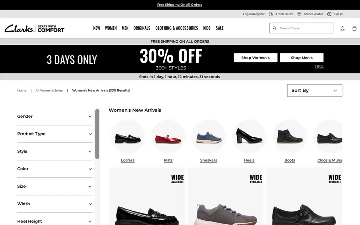 /en-us/all-womens-styles/womens-new-arrivals/w_new_us-c — Clarks Bostonian Outlet