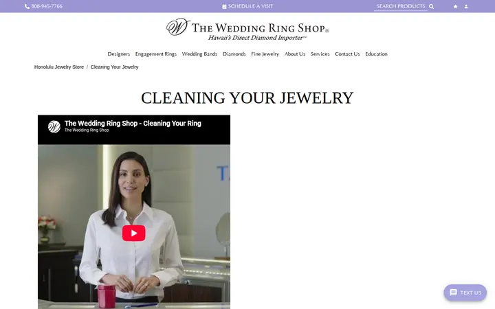 /cleaning-your-jewelry — The Wedding Ring Shop