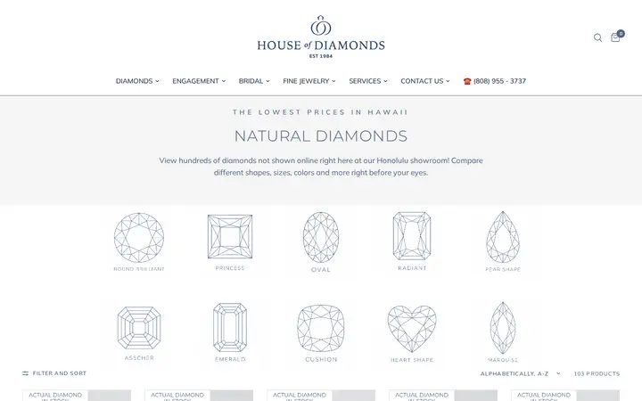 /collections/frontpage — House of Diamonds Hawaii