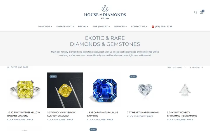 /collections/exotic-diamonds — House of Diamonds Hawaii
