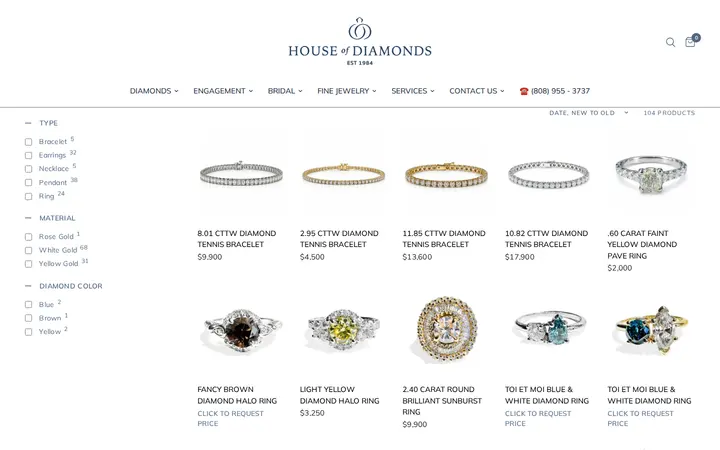 /collections/fine-jewelry — House of Diamonds Hawaii
