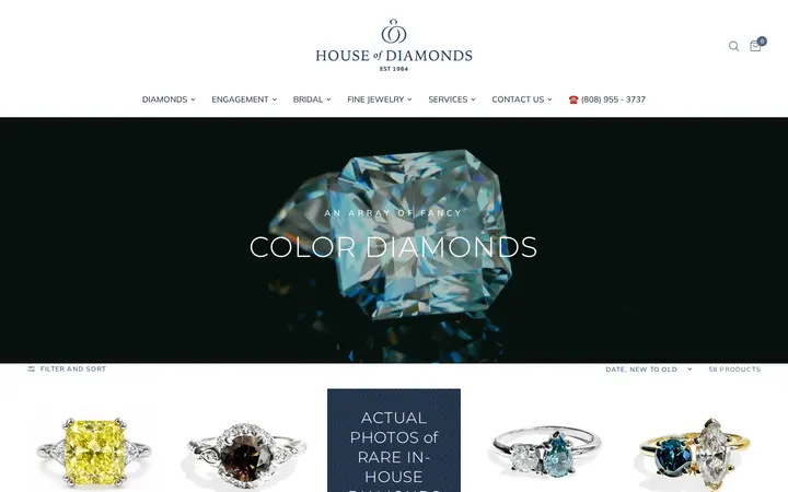 /collections/color-diamonds — House of Diamonds Hawaii