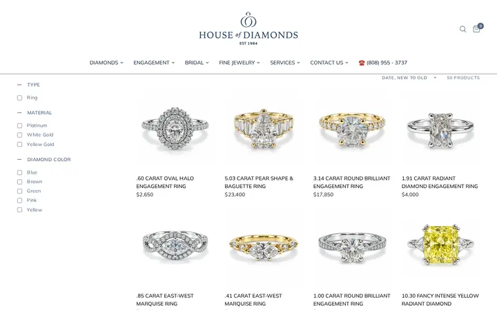 /collections/ready-to-wear-engagement-rings — House of Diamonds Hawaii