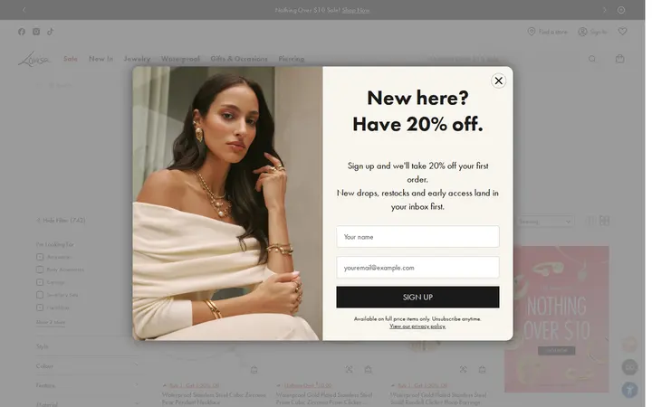 /collections/waterproof-jewelry — Lovisa