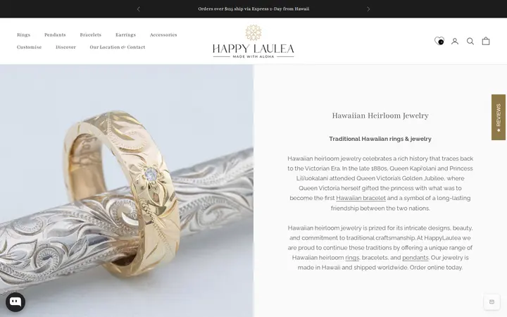 /collections/hawaiian-jewelry-rings — Happy Laulea Jewelry