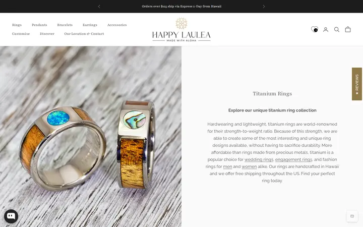 /collections/the-titanium-collection — Happy Laulea Jewelry