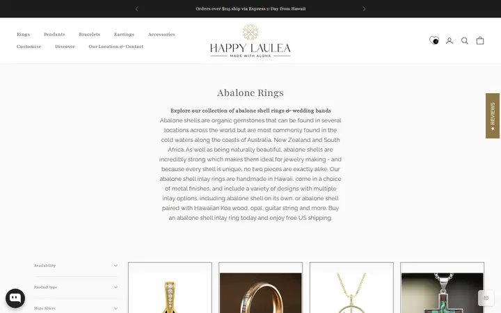 /collections/abalone-collection — Happy Laulea Jewelry
